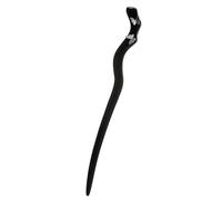 dvegGEE Hair Accessories for Women,Silver Chinese Style Hairpin Female Antique Hanfu Accessories Simple Retro Literary Ebony Hairpin