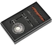 dvegGEE Hand Winding Mechanical Pocket Watch Silver Metal Web Case Hand Winding Watch Sets