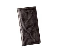 dvegGEE Wallets, Minimalist Wallet Leather Men's Wallet Retro Thin Long Zipper Purse Clutch for Youth Fashion Large Capacity Coin Pocket Card Holder