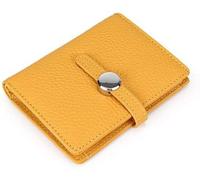 dvegGEE Wallets, Minimalist Wallet Leather Women's Wallet Large Capacity Design Buckle Square Purse Clutch Fashion Elegant Coin Pocket for Card Holder
