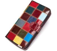 dvegGEE Wallets,Minimalist Wallet Leather Women's Wallet Large Capacity Long Color Purse Clutch for Ladies Portablecoin Pocket Birthday Gifts Card Holder