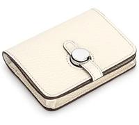 dvegGEE Wallets, Minimalist Wallet Leather Women's Wallet Short Buckle Purse Clutch for Fashion Large Capacity Convenient Coin Pocket Card Holder Card Holder