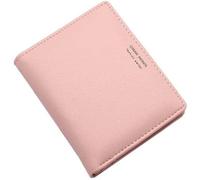 dvegGEE Wallets, Minimalist Wallet Pu Leather Women's Wallet Fashion Short Purse Clutch for Students Large Capacity Portable Coin Pocket Card Holder