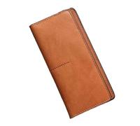 dvegGEE Wallets, Minimalist Wallet Women's Pu Leather Wallet Simple Fashion Casual Long Zipper Purse Clutch for Large Capacity Bi-fold Clutch Coin Pocket Card Holder(Brown)