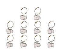 DVERFSWEV-GH Clear Cat Hair Keepsake Box Memorial Capsule for Pet Fur Collection Decorative Keychain Pendant Charm Lovers(10Pcs C)