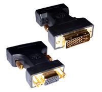 DVI-A 24 + 5 Pin Male Plug to 15 Pin SVGA Female Converter Adapter
