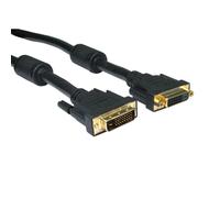 DVI-D 24+1 Male to Female Dual Link Gold Extension Cable 2m