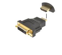 kenable DVI-D 24+5 Socket to HDMI Plug Digital Adapter Converter GOLD
