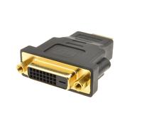 DVI-D Female 24+1 Socket to HDMI Plug Adapter Converter GOLD