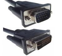 DVI-I [DIGITAL+ANALOGUE] (24+5) to VGA HD15 Male Cable 5m