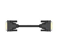 DVI Male to Male Cable, 1080P HD Viewing, Secure Connection, 24+1 Pin, Efficient Shielding, for Gaming, Video Streaming, Work Presentation, PVC, OFC (2M)