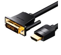 Dvi To Hdmi Adapter Vention Abfbf Black 1 M NEW
