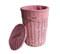DVier Laundry Basket h.54 cm cm Wicker Pink