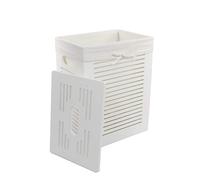 DVier Laundry basket, MDF, white, 35 x 25, H.46 MHZWK-08WRt-a.