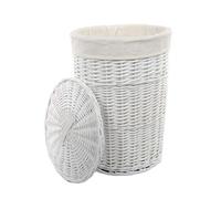dvier VWWK 08WRd-b Laundry Basket, White, 39 x 39 x 54 cm 1 Unit