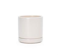 D'vine Dev 3.5 Inch Ceramic Planter Pot, Oatmeal, 94-O-A-8