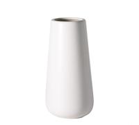 D'vine Dev 8 Inch Matte White Ceramic Flower Vase for Home Décor, Design Box Package, VS-MAT-W-8