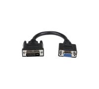 StarTech.com 8in DVI to VGA Cable Adapter - DVI-I Male to VGA Female