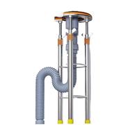 dvkGKLVq Adjustable Legs， Bathroom Basin Support Pole Telescopic Drill Free 8"-29" Support Poles Stainless Steel Kitchen Sink Repair Kit(Height 64 74 cm(25" 29"))