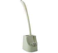 dvkGKLVq Toilet Brush，Toilet Wand，Toilet Brush and Holder Set,Double-sided Brush Head Can Be Bent to Clean All Corners of The Groove Gap,for Bathroom Restroom Deep Cleaning Toilet Brush(Green)
