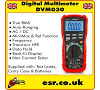 DVM030 Auto-range Digital Multimeter AC/DC, Non-Contact, CAT III 1000V