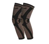 DVMSIEF Knee Compression Sleeve Full Leg Compression Sleeve Copper Knee Sleeves Support For Thigh Calf, Arthritis, 20-30mmHg Reduce Varicose Veins Swelling(XXL,2 PCS)