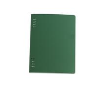 DVMSIEF Notebook Simple Shell No Scratch Loose-Leaf PP Cover A5 Handbook Loose-leaf Core B5 Horizontal Inner Page Removable(PP-A5-d green)