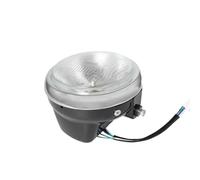 DVmUHkRTY Motorcycle Headlight Black Front Round Headlamp 12V Lamp Compatible With Cafe Racer