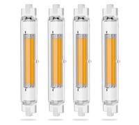 Dvnoua R7S Bulb 118mm LED Dimmable 30W (300W Equivalent), Natural White 4000K 3000LM, Energy Saving LED As J118mm Halogen Replacement, Flicker-Free, 360° Light Angle, 2 Pack