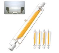 Dvnoua R7S Bulb 118mm LED Dimmable Cool White 6000K 2000LM, R7S LED Bulb 118mm 20W Dimmable (200W Equivalent), Flicker Free, 360° Light Angle, Energy Saving R7s Floodlight, 4 Pack