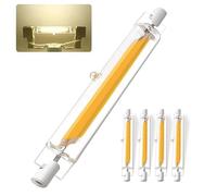 Dvnoua R7S Bulb 118mm LED Dimmable Natural White 4000K 2000LM, R7S LED Bulb 118mm 20W Dimmable (200W Equivalent), Flicker Free, 360° Light Angle, Energy Saving R7s Floodlight, 4 Pack