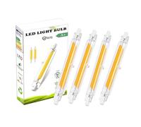 Dvnoua R7S Bulb 78mm LED Dimmable 10W, Cool White 6000K 1000LM, R7S LED Bulb 78mm Equivalent 100W Halogen Light Bulbs, Flicker-Free, 360° Light Angle, Energy Saving R7s Floodlight, 4 Pack