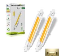 Dvnoua R7S Bulb 78mm LED Dimmable 10W, Natural White 4000K 1000LM, R7S LED Bulb 78mm Equivalent 100W Halogen Light Bulbs, Flicker-Free, 360° Light Angle, Energy Saving R7s Floodlight, 2 Pack