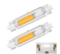Dvnoua R7S Bulb 78mm LED Dimmable Warm White (200W Equivalent), R7S Bulb 78mm LED Dimmable Cool White 6000K 2000LM, Flicker-Free, 360° Light Angle, Energy Saving R7s Floodlight, 2 Pack