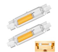 Dvnoua R7S Bulb 78mm LED Dimmable Warm White (200W Equivalent), R7S Bulb 78mm LED Dimmable Warm White 3000K 2000LM, Flicker-Free, 360° Light Angle, Energy Saving R7s Floodlight, 2 Pack