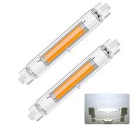 Dvnoua R7S LED Bulb 118mm 30W, R7S Bulb 118mm LED Dimmable Equivalent 300W R7S Halogen Bulbs, Cool White 6000K, 3000LM, Flicker-Free, 360° Light Angle, Energy Saving R7s Bulbs, 2 Pack