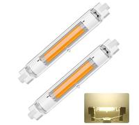 Dvnoua R7S LED Bulb 118mm 30W, R7S Bulb 118mm LED Dimmable Equivalent 300W R7S Halogen Bulbs, Natural White 4000K, 3000LM, Flicker-Free, 360° Light Angle, Energy Saving R7s Bulbs, 2 Pack