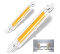 Dvnoua R7S LED Bulb 78mm 10W Dimmable, Cool White 6000K 1000LM, Equivalent 100W Halogen Lamp, Flicker-Free, 360° Light Angle, LED Halogen Replacement Bulbs 2 Pack