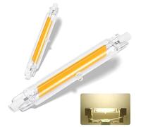 Dvnoua R7S LED Bulbs 78mm Dimmable Natural White 4000K, 10W 1000LM R7S Bulb 78mm LED Equivalent to 100W Halogen Lamp, No-Flickering Energy Saving for Floor lamp, Ceiling Lights Home Lighting 2Pcs