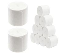 DVOFU 12 Rolls Cast Padding Individual Soft Cotton Under Cast Padding Wrap Plaster Gauze Bandages for Body Casts Craft Projects （5cm*2.7m）