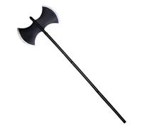 DVOFU Halloween Prop Executioner Dual Axe Novelty Cosplay Hatchet Axe Realistic Halloween Cosplay Toy Props for Medieval Dress Steampunk Accessories