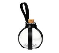 DVOFU Magic Cork Potion Bottle Round Spherical Glass Witch Bottle Renaissance Costume Potion Props & Toys Halloween Party Witch Costume Accessories for Toys & Games Themed Play（Black）