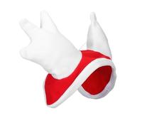 DVOFU Santa Horse Hat Winter Christmas Hat Horses with Reindeer Antlers Horse Riding Festive Christmas Reindeer Cap for Horse Costume Accessory