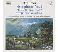 Dvorak, a. - Symphony No.9/Symphonic Variations (Gunzenhauser, Slovak Po)