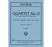 Dvorak, Antonin String Quartet No.12 in F Major Op. 96 American Two Violins, Viola & Cello Paganini
