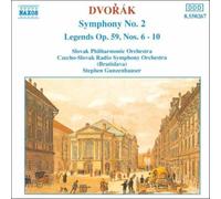 DVORAK/GUNZENHAUSER/SLOVAK PO: SYMPHONY 2/LEGENDS 6-10 - CD