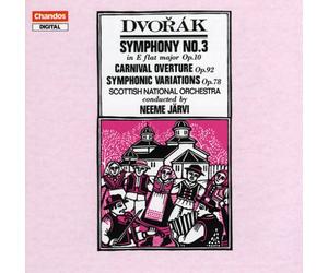 DVORAK/JARVI/SCOTTISH NATIONAL ORCHESTRA - Rsno/Jarvi-Symphony No 3
