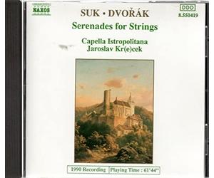 DVORAK / SUK / KRECH - SERENADE FOR STRINGS OPUS 22 - CD - P3z