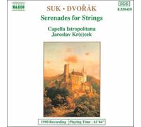 DVORAK/SUK/KRECHEK: SERENADE FOR STRINGS OPUS 22 - CD