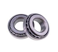 DVPARTS 2PK Single Row High Speed Tapered Roller Bearings L44643/L44610 Compatible with 1949-Later Big Twin all Models and 1981 and Later Sportster 1993-2005 Harley-Davidson Dyna Wide Glide - FXDWG